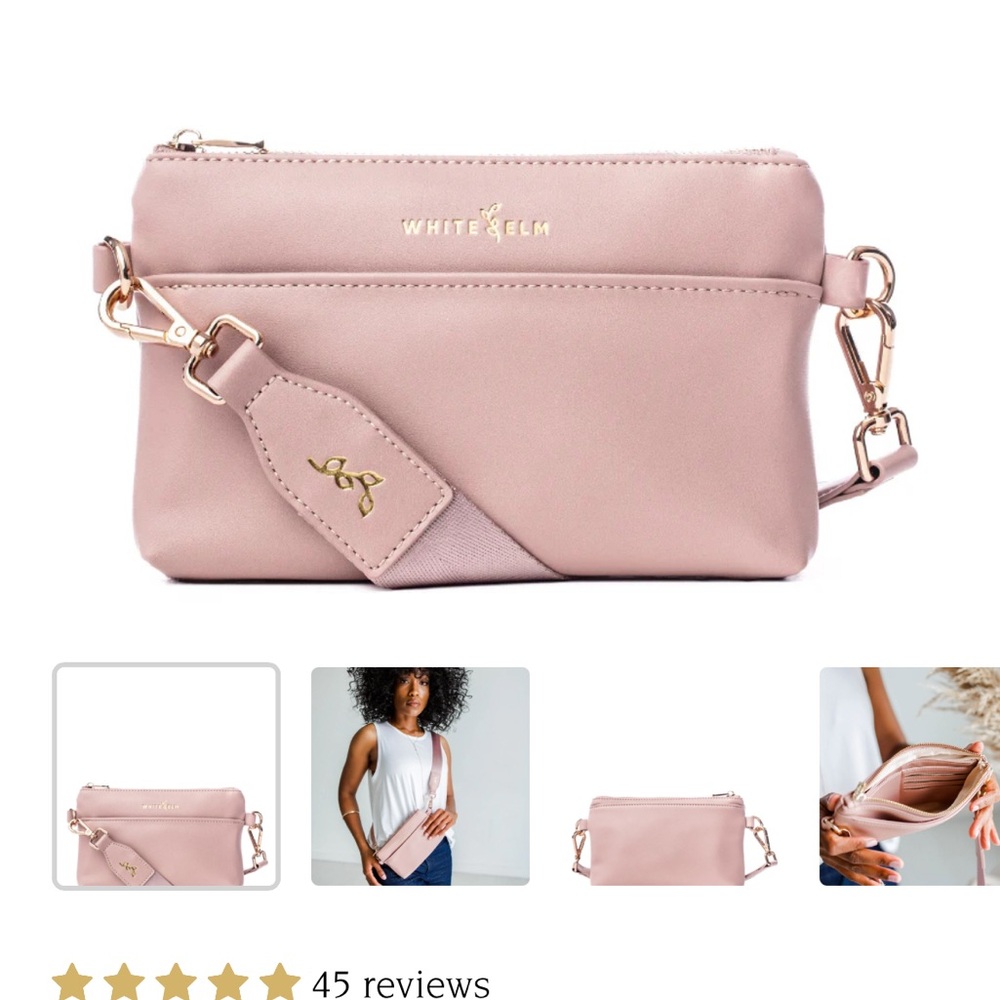 Pink Crossbody Bag